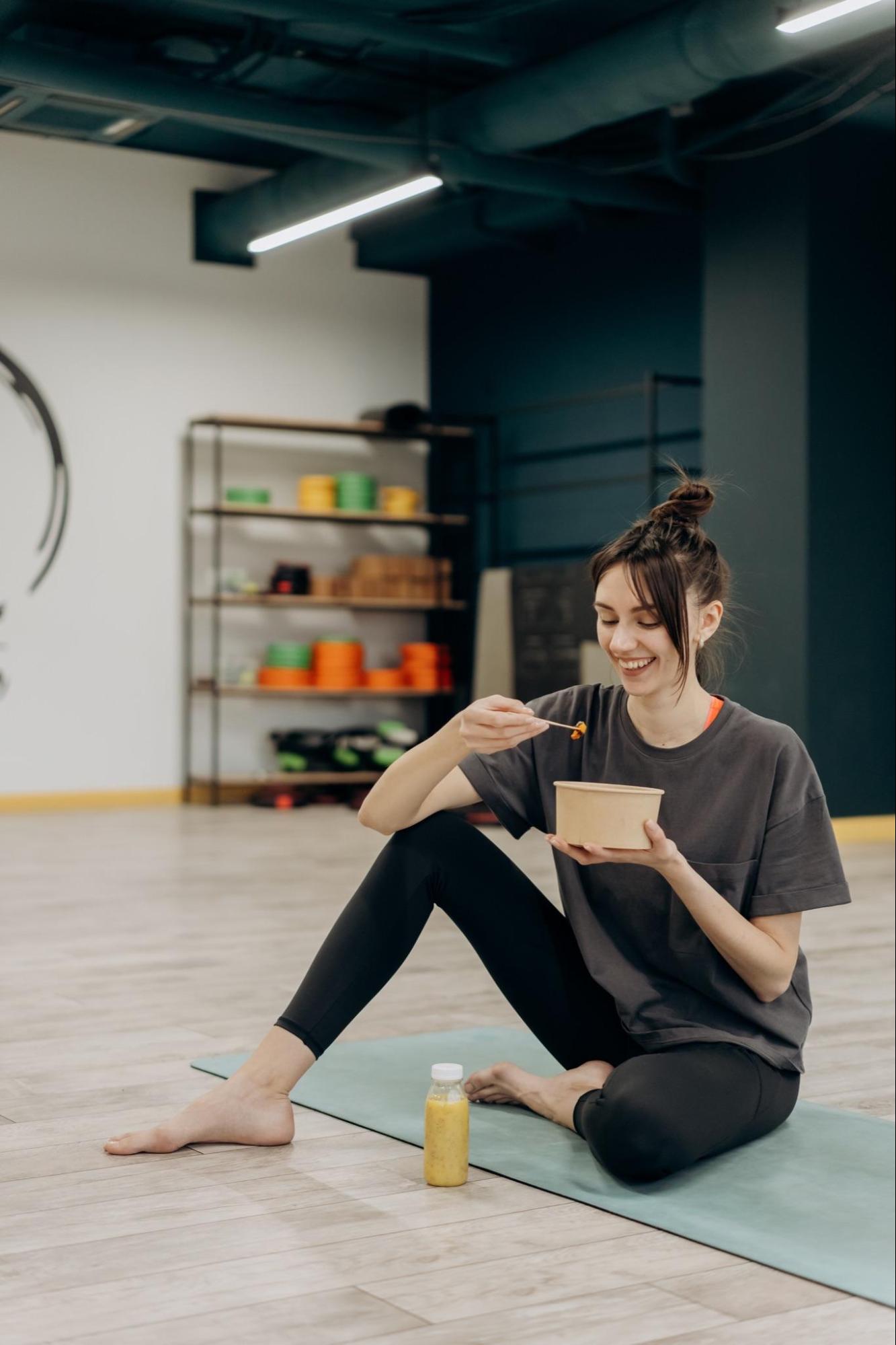 Girl eating